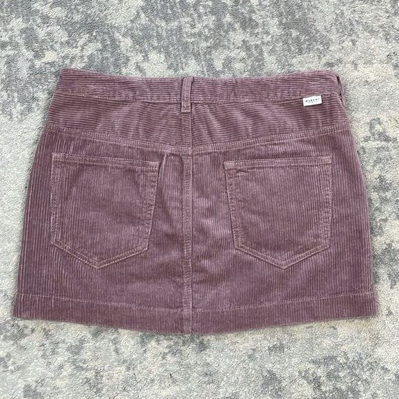 New Isabel Marant Etoile Rania Skirt in Lilac Purple Ribbed Corduroy Mini Sz 40 - Picture 4 of 16